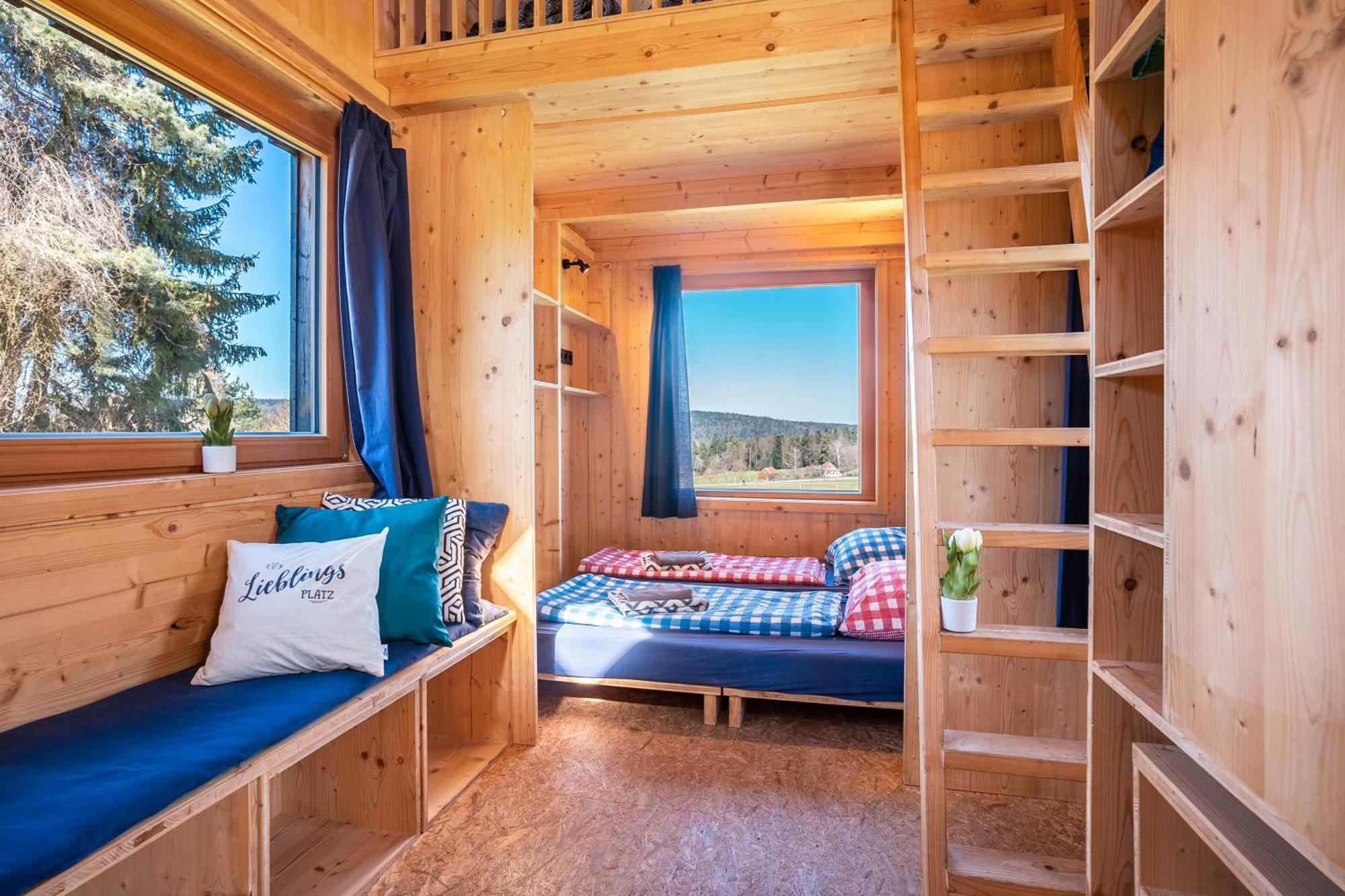 Tiny Houses Der Dorfscheune Bieselsberg Exteriér fotografie