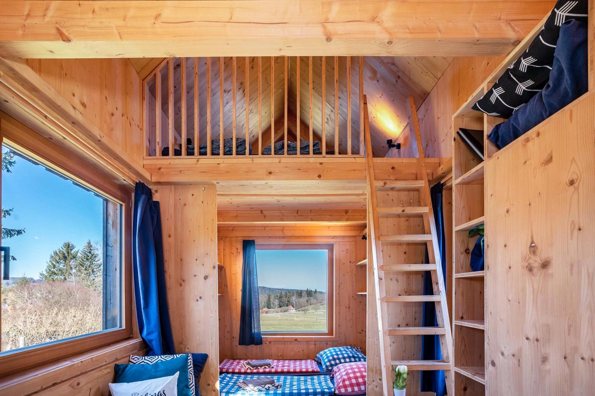 Tiny Houses Der Dorfscheune Bieselsberg Exteriér fotografie